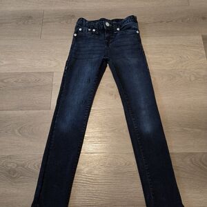 True Religion Blue Skinny Jeans Kids Size 10(used But In Good Condicions